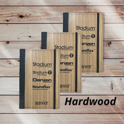 Skin A5 HARDWOOD - laser engraved Notebook (6"x8") - includes branded pages